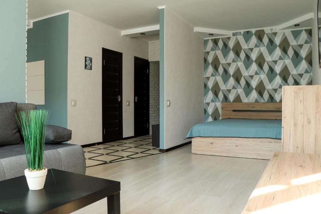 Апартаменты Blue apartments on Kotsyubinsky Avenue Винница-47