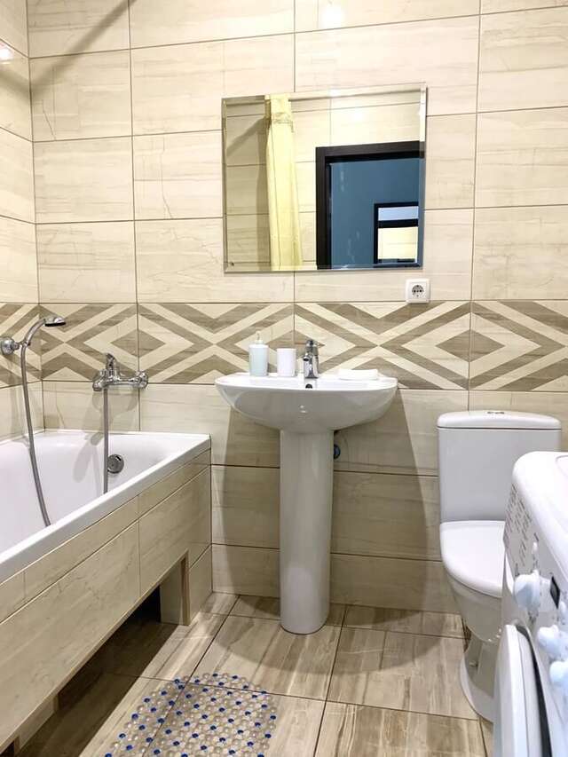 Апартаменты Blue apartments on Kotsyubinsky Avenue Винница-33
