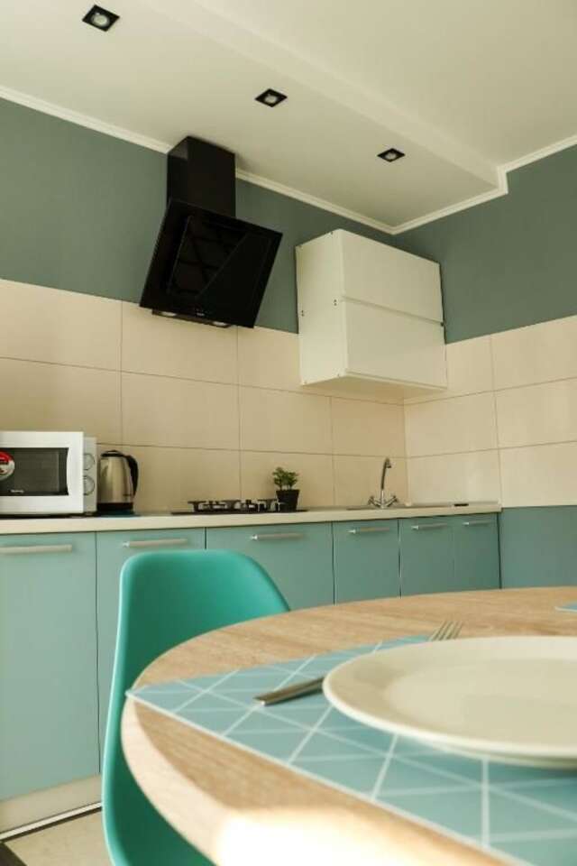 Апартаменты Blue apartments on Kotsyubinsky Avenue Винница-42