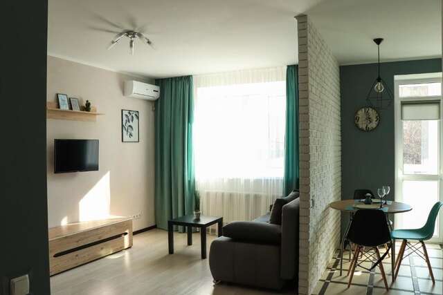 Апартаменты Blue apartments on Kotsyubinsky Avenue Винница-53