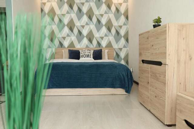 Апартаменты Blue apartments on Kotsyubinsky Avenue Винница-63